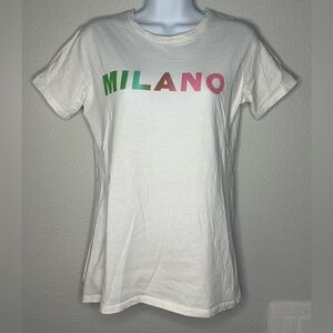 Cotton On Womens White Milano Graphic Tshirt Size XS